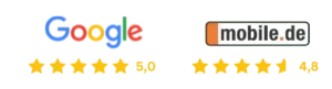 Google und mobile.de Bewertung für AS Handel GmbH aus Reutlingen